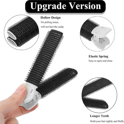 Volume Clips - 10 Pieces - Hair Clips - Hair Rollers - Heatless Curls - Curls Without Heat - Adhesive Rollers - Fixing Clip - Rollers - Curlers - Self-Adhesive - Heatless Curls - Volume Clips - For All Hair Types - No Damage to the Hair - Image 2