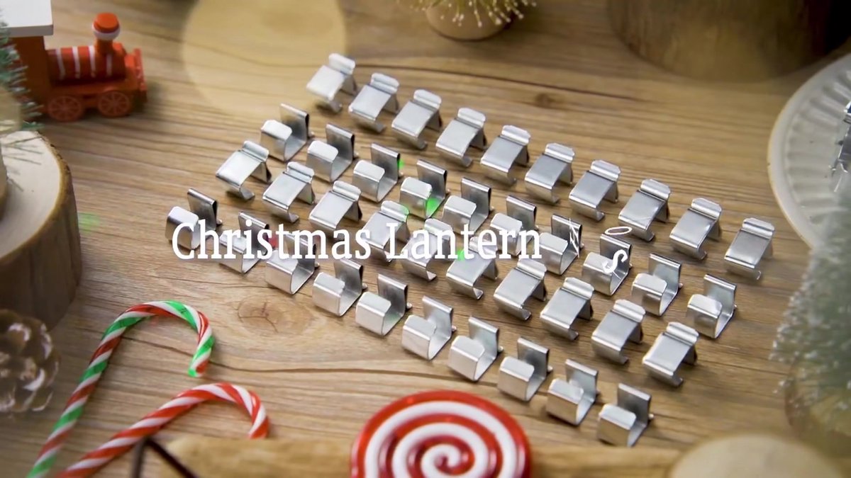 50 Pieces - Christmas Lights Gutter Hooks - Christmas Lights Roof Hooks - Christmas Lights Clips - Christmas Lights Gutter Hangers Seasonal Lighting Hooks For Outdoors For Christmas Lights Kitchen - Stainless Steel Clamp Metal Cable Clamp - Cable Clips -  - Image 2