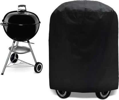 BBQ Cover - Barbecue Protective Cover - 70x70 cm - Round BBQ Cover - Waterproof - Universal Barbecue Cover - Outdoor Grill Cover - Round Barbecue - Waterproof UV Cover - Barbecue Cover - Oxford - Waterproof - Weatherproof - Cover