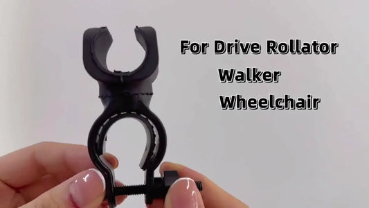 Cane Holder - Crutch Holder - 4 Pieces - For Mobility Scooter Wheelchair Bicycle Rollator - Crutch Holder - Stick Holder - Walking Stick Holder - Universal Crutch Cane Bracket - For Crutches For Mobility Scooter, Assisted Rollator, Wheelchair, Electric Sc - Image 2