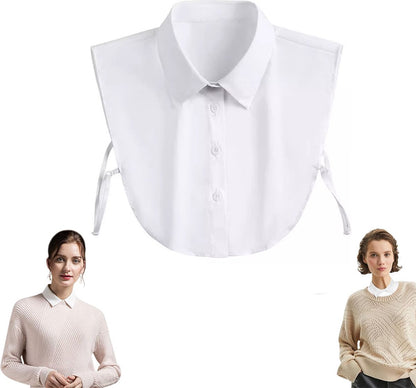Women's Blouse Collar Detachable Collar White Collar - Detachable Collar - Blouse Collar - Adjustable Pointed Collar - Removable - Collar - Shirt Replacement - Blouse