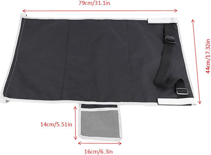 Airplane Bed - Baby Bed - Airplane Beds - Airplane Bed - Airplane Footrest - Must Have For Traveling - Ideal For Airplanes And Cars - Comfortable - Washable - Compact And Portable - Black - Image 5