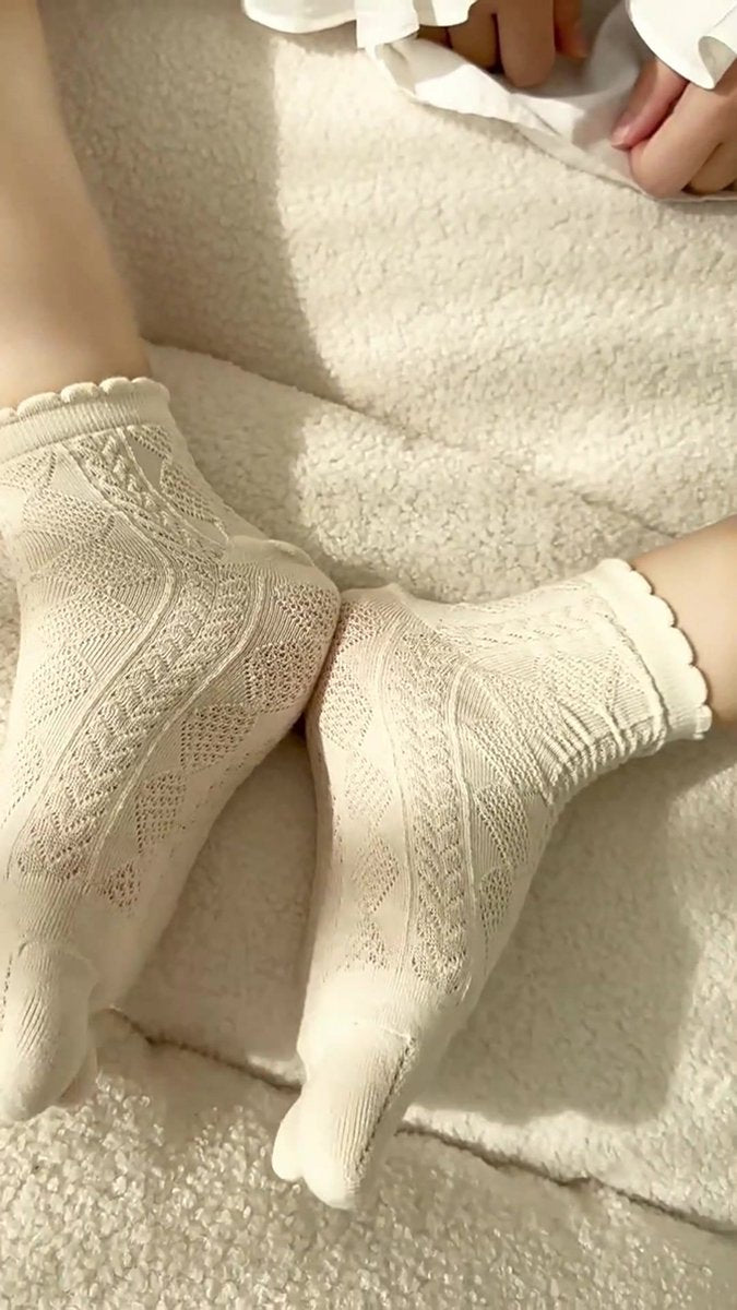 Toe Socks 6 Pairs - Women's - Toe Socks - Cotton - Yoga Socks - Smooth Toe Seam - No Annoying Seams - Toe Socks - Toesocks - Ladies - Runner Toe Socks - Sneaker Socks - Retro Fashion - Antibacterial - Breathable - Elasticity - Comfortable Socks - Image 2