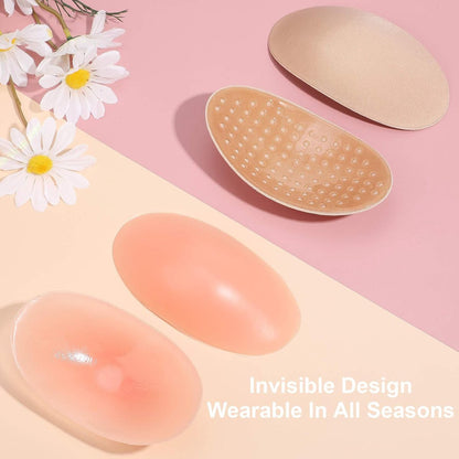 Premium Self-Adhesive Shoulder Pads - 4 Pairs - Reusable - Shoulder Pads for Women's Clothing - Shoulder Pads for Clothing - Shoulder Pads - Silicone Shoulder Pads for Dresses - Breathable - Non-Slip Shoulder Height Enhancer - Image 4