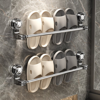 Towel Bar - Extendable Towel Holder 30-60 Cm - Bathroom Towel Rack - Towel Holder - Suction Cup No Drilling - For Bathroom, Kitchen - Swivel - Corner Towel Rack - Wall Mounting - Image 2