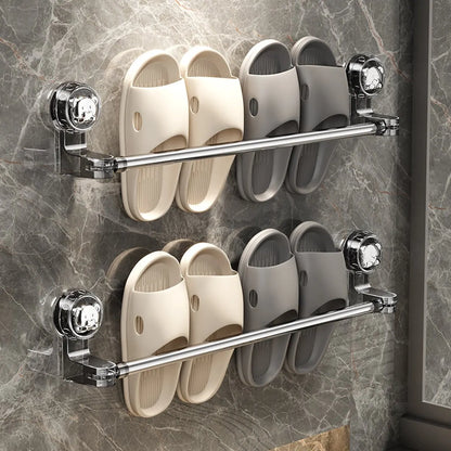 Towel Bar - Extendable Towel Holder 30-60 Cm - Bathroom Towel Rack - Towel Holder - Suction Cup No Drilling - For Bathroom, Kitchen - Swivel - Corner Towel Rack - Wall Mounting - Image 2