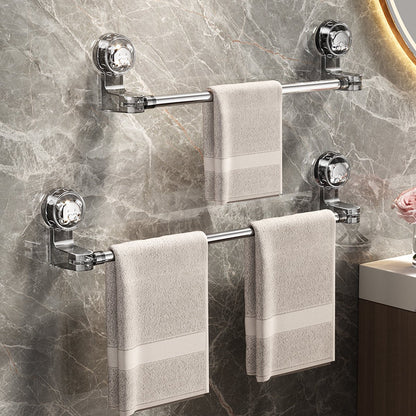 Towel Bar - Extendable Towel Holder 30-60 Cm - Bathroom Towel Rack - Towel Holder - Suction Cup No Drilling - For Bathroom, Kitchen - Swivel - Corner Towel Rack - Wall Mounting - Image 3