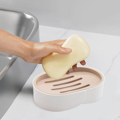 Soap Dish - 4 Pieces - Soap Holder With Drain And Lid - Soap Holders - Small Soap Dish - Hand Soap - Bathroom Accessories - Shower/Bathroom/Kitchen/Toilet/Travel - Travel Soap Box - Leakproof Soap Box - Plastic Soap Box - Soap Mat - Portable Bar Soap Case - Image 3