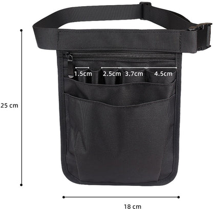 Nurse waist bag for women - Practical Waist Bags - small waist bag ladies - fanny pack ladies - multi-compartment bag - adjustable - Suitable For Nurses/Healthcare Professionals/Medical Volunteers - Image 2