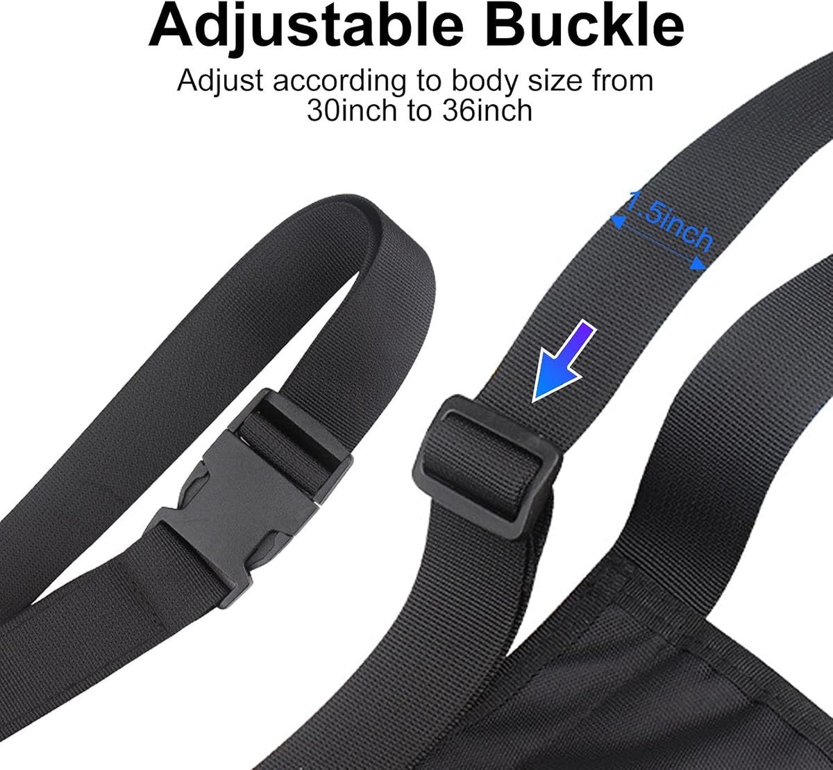 Nurse waist bag for women - Practical Waist Bags - small waist bag ladies - fanny pack ladies - multi-compartment bag - adjustable - Suitable For Nurses/Healthcare Professionals/Medical Volunteers - Image 4