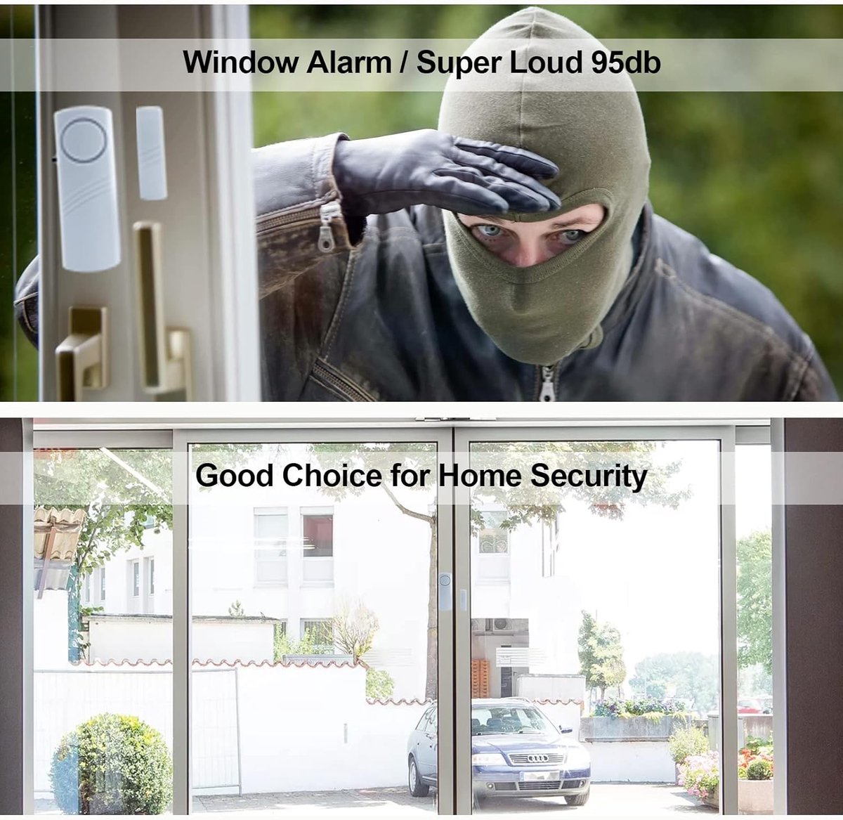 Alarm - 6-piece - Professional door/window alarm - Siren - Security Siren - Wireless anti-burglary alarm - Home burglary - Magnetically operated - Motion sensor - Window/door sensors - Practical - loud - 90dB - Safe and Rest assured - Image 2
