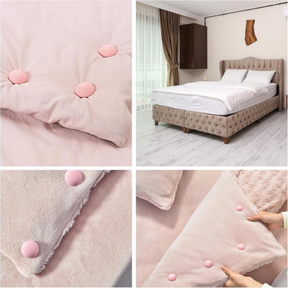 Duvet Clips 16 Pieces - Duvet Clamps - Mesh - Duvet Pegs - Duvet Cover Clips - Sturdy Duvet Clips - Duvet Pegs - Sheets - Duvet Clamps - Clamps - Duvet Clips - Blankets - Pegs - Duvet - Organize - 4 Colors - Image 5
