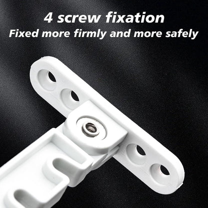 Pieces Window Stopper - Window Limiter - Window Stay - Window Security - Window Tilt Regulator for Adjusting the Window Opening - For Every Window - Window Stay - White - Including Installation Material - Image 2