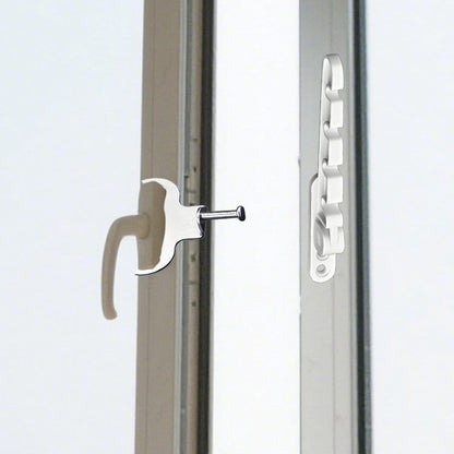 Pieces Window Stopper - Window Limiter - Window Stay - Window Security - Window Tilt Regulator for Adjusting the Window Opening - For Every Window - Window Stay - White - Including Installation Material - Image 3