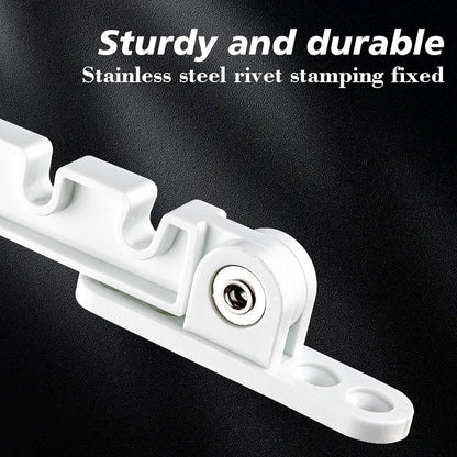 Pieces Window Stopper - Window Limiter - Window Stay - Window Security - Window Tilt Regulator for Adjusting the Window Opening - For Every Window - Window Stay - White - Including Installation Material - Image 4