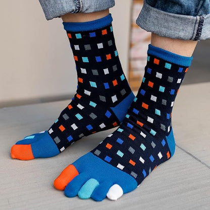 Toe Socks - 5 Pairs - Toe Socks - Toesocks - Socks - Socks - Cotton - Men - Yoga Socks - Smooth Toe Seam - No Annoying Seams - Runner Toe Socks - Suitable For Casual, Business And Sports - Image 5