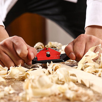 Spoke Plane Flat 210 mm - Spoke Plane - Block Plane - Hand Block Plane - Angle Plane - Hand Planers - Wood Planing - Wood - Woodworking - Edge - Rust-resistant - With 6 Planer Blades - Adjustable Spoke Planer With Screws - Image 2