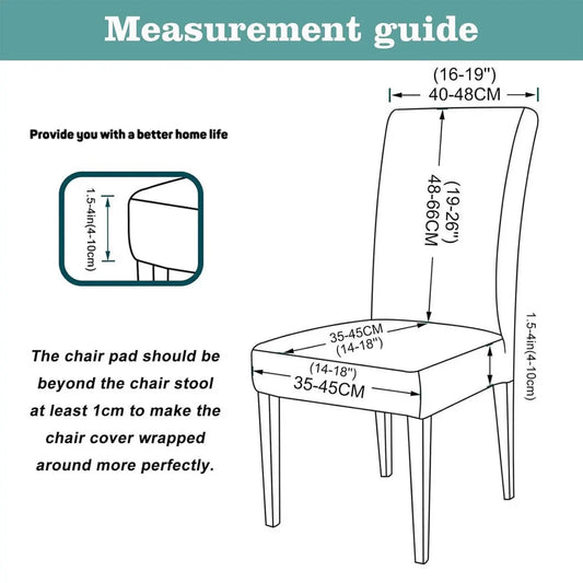 Chair Covers - 4 Pieces - Dining Room Chair Cover - Sofa Cover - Chair Covers for Dining Chairs - Chair Protectors - Stretch Chair Covers - Chair Cover - Water-Repellent - Office and Home Use - Cover - Protect Your Chairs Stylishly - Light Grey - Image 2