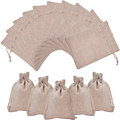 Jute Bags - 7 x 9 cm - 50 Pieces