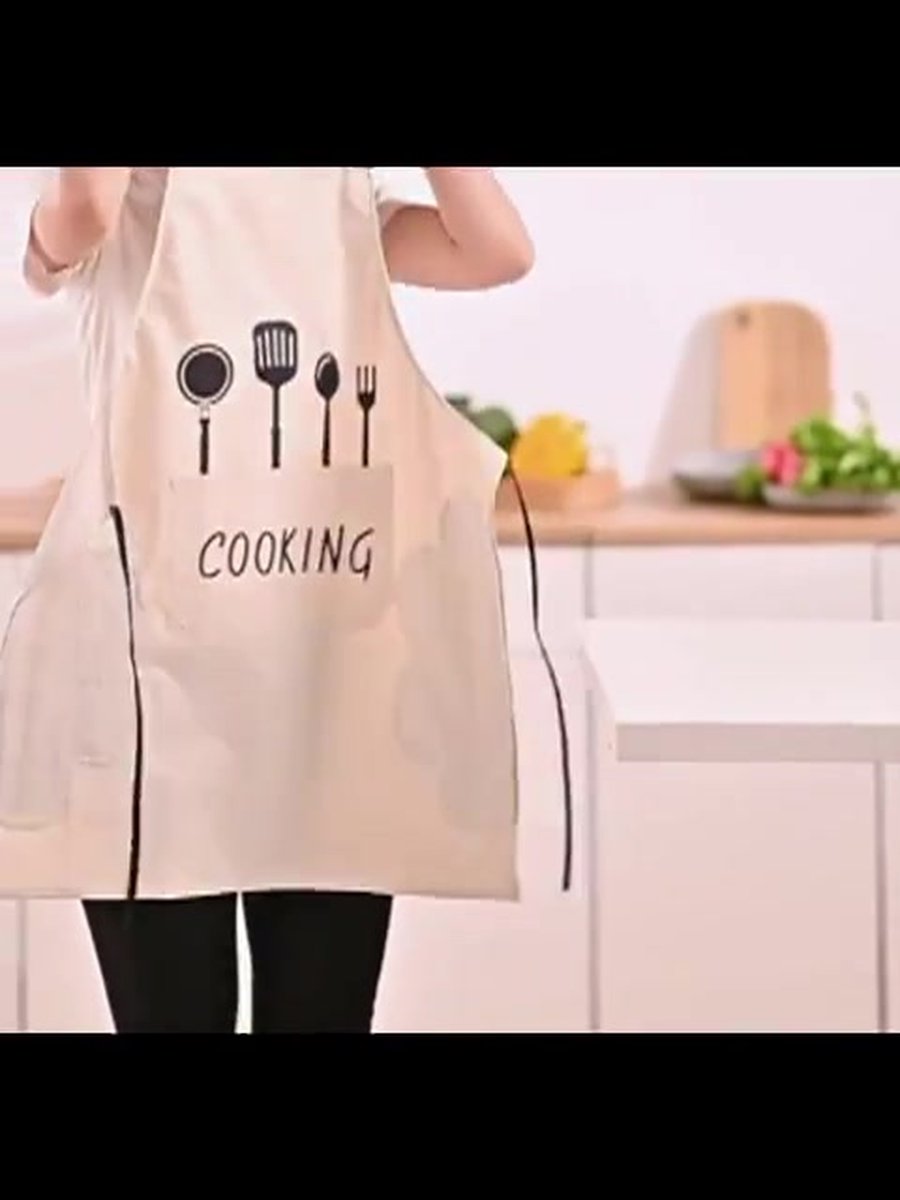 Kitchen Apron - 2 Pieces - Professional Cooking Apron - For Ladies and Gentlemen - Hospitality Apron - Easily Adjustable - Pottery Apron - Painting Apron - Crafts - For Men's Workshop - Denim Apron - Bartenders - Carpenter's Apron - Barbecue Aprons - Kitc - Image 2