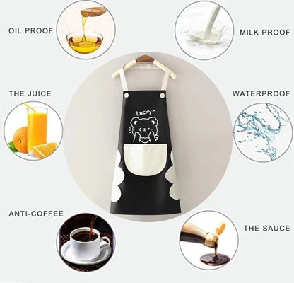 Kitchen Apron - 2 Pieces - Professional Cooking Apron - For Ladies and Gentlemen - Hospitality Apron - Easily Adjustable - Pottery Apron - Painting Apron - Crafts - For Men's Workshop - Denim Apron - Bartenders - Carpenter's Apron - Barbecue Aprons - Kitc - Image 3