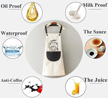 Kitchen Apron - 2 Pieces - Professional Cooking Apron - For Ladies and Gentlemen - Hospitality Apron - Easily Adjustable - Pottery Apron - Painting Apron - Crafts - For Men's Workshop - Denim Apron - Bartenders - Carpenter's Apron - Barbecue Aprons - Kitc - Image 4