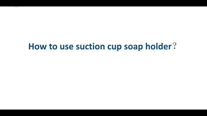 Soap Dish with Suction Cup - Soap Holder - Removable - Bathroom Accessories - 2 Layers - Hanging or Standing - Soap Dish - Soap Holders - Soap - Hanging Soap Holder Without Drilling - Small Soap Dish & Shampoo Bar Holder - Shower - Bathroom - Kitchen - Wh - Image 2
