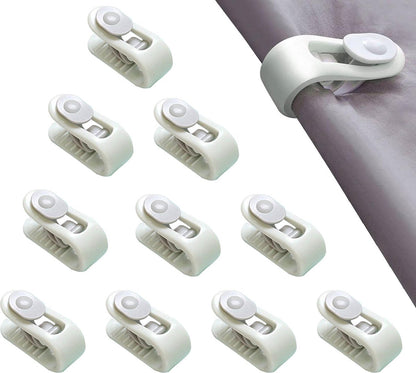 10 Pieces - Duvet Clamps - Duvet Clips - Sturdy Duvet Clips - Duvet Pegs - Clamps - Clips - Blankets - Sheets - Prevents Your Duvet from Shifting - Bed Sheet Tensioners - Bed Sheet Clips