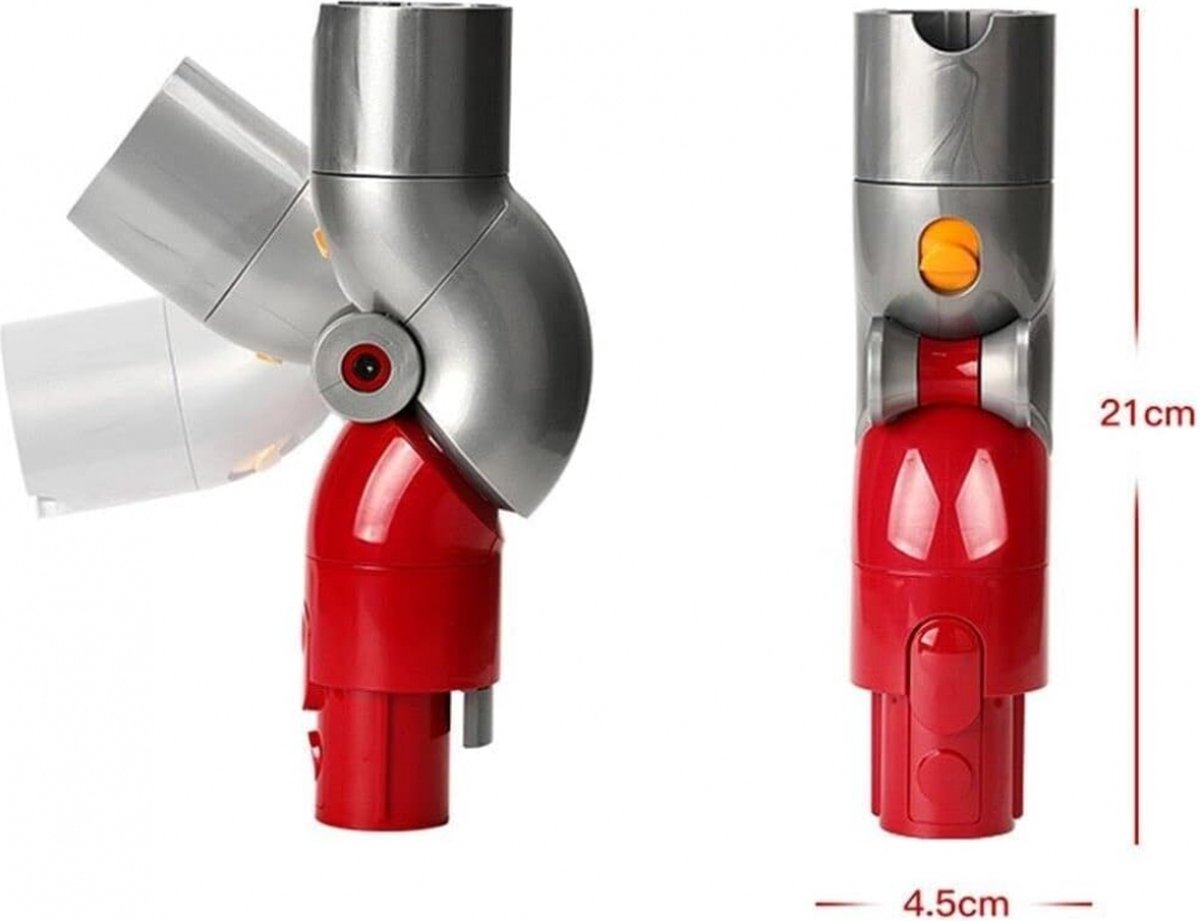 Quick Release Adapter Suitable For Dyson V7, V8, V10, V11 - Quick Release Short Distance Adapter - Angle Attachment - Angle Adapter 90 Degree Tool Accessory - Ergonomic Vacuuming - Vacuum Cleaner Adapter - Vacuum Cleaner Accessories - Image 2