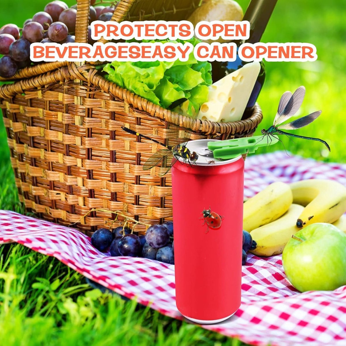 Can Opener - 12 Pieces - Can Opener - Can Opener - Can Opener For Cans - Can Sealer - Drink Can Opener - Can Lock - Aid For Rheumatism - Soft Drink Can Opener - Small Can Sealer - Against Insects And Leaks - 6 Colors - Image 3