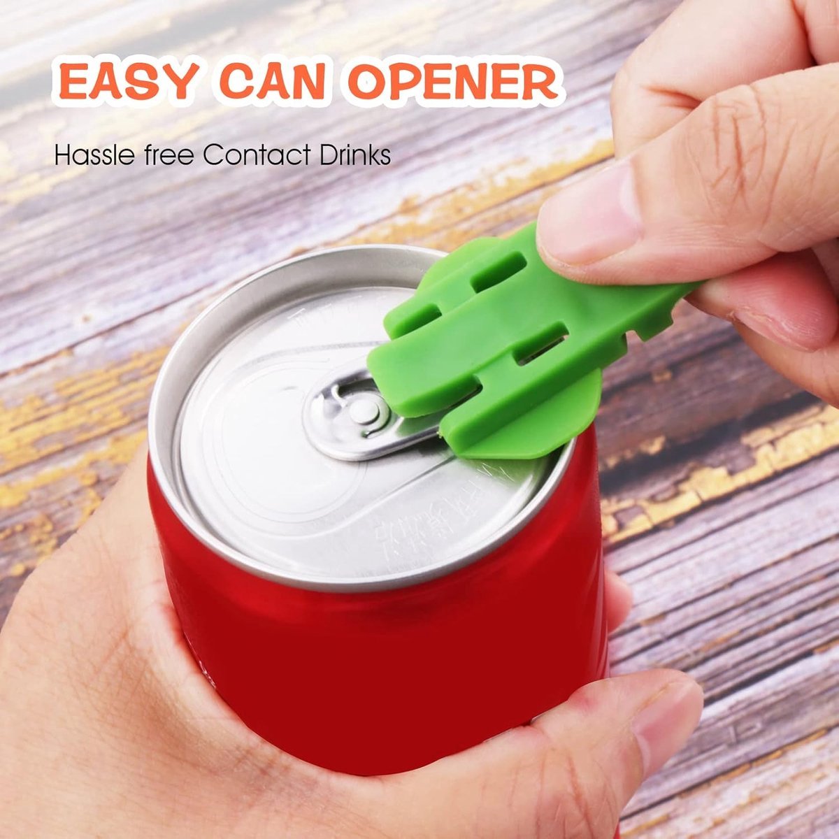Can Opener - 12 Pieces - Can Opener - Can Opener - Can Opener For Cans - Can Sealer - Drink Can Opener - Can Lock - Aid For Rheumatism - Soft Drink Can Opener - Small Can Sealer - Against Insects And Leaks - 6 Colors - Image 4