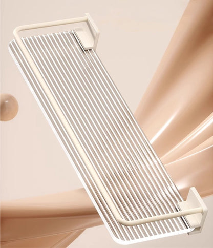 Shower Rack - 30 Cm - Wall Rack - Bathroom Rack - Small Shower Rack - Bathroom Accessories - No Drilling Required - Small Wall Rack - Hanging Shower Rack - For the Shower Storage Organization - For Kitchen Bedroom Living Room - White - 1 Piece - Image 4