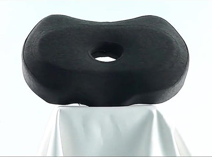 Piercing Pillow - Ear Piercing Pillow for Side Sleepers - Side Sleeping Pillow - Memory Foam Pillow - Ergonomic - Pillow with Hole for Ear - Donut Piercing Pillow - For Ear Pain - 55x 35x 9x 7cm - Ring Pillow - Washable - Removable - Grey - Skin-Friendly - Image 2