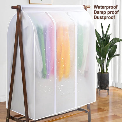 Garment Cover - Storage Bag - 90x100x50cm - Garment Bags with Zipper - Breathable & Dustproof - Transparent Window - Three-dimensional Dust Cover - Clothing Protective Bags - Wider, Sleeker, Moisture, Waterproof - Storage Bags for Clothing - Dresses/ Coat - Image 3