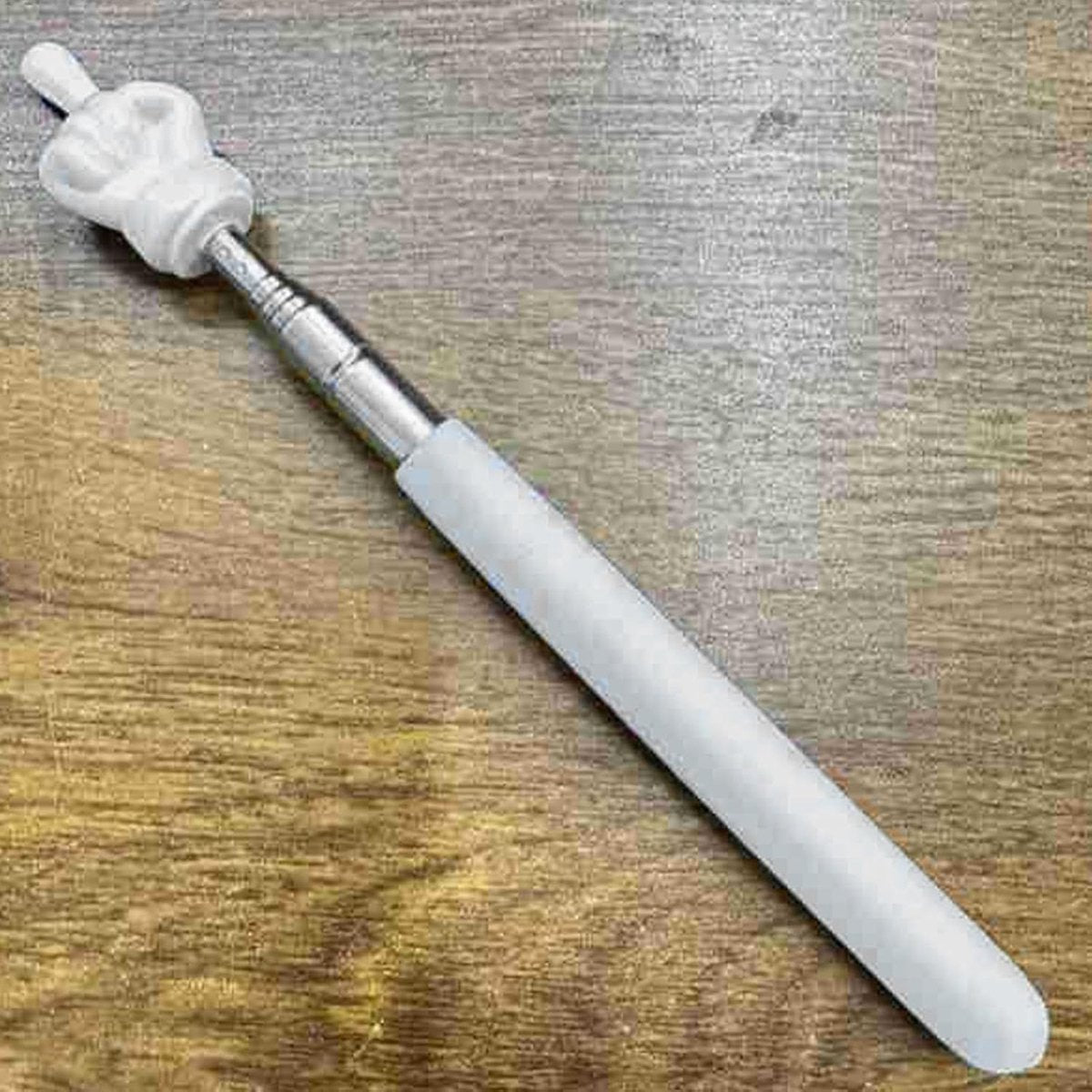 Pointer - Extendable Pointer - Telescopic Pointer - Pointer - Presenter - Pointer Pen - Pointer - Pointer - Pointer with Hand - Extendable - 18.5-58.5cm - White - Image 4