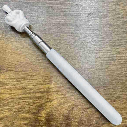 Pointer - Extendable Pointer - Telescopic Pointer - Pointer - Presenter - Pointer Pen - Pointer - Pointer - Pointer with Hand - Extendable - 18.5-58.5cm - White - Image 4