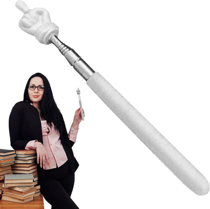 Pointer - Extendable Pointer - Telescopic Pointer - Pointer - Presenter - Pointer Pen - Pointer - Pointer - Pointer with Hand - Extendable - 18.5-58.5cm - White - Image 5