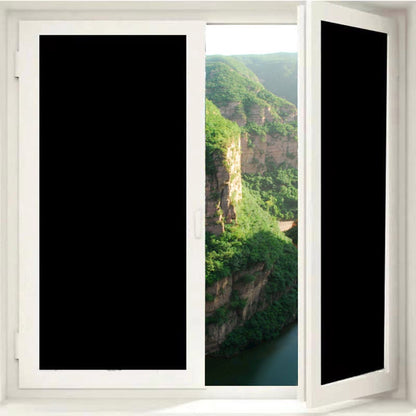 Blackout Window Film - Office/ Home/ Bathroom/ Bedroom/ Kitchen Blackout Window Film - Blackout Window Sticker - Opaque Glass Sticker - Heat Insulation, Sunscreen, Anti-UV, Decorative Window Sticker - 45x100cm - With scraper - Image 5