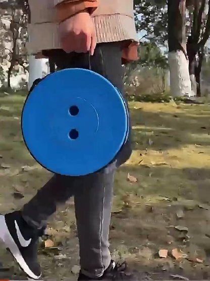 Outdoor Folding Stool - Telescopic Stool - Camping Stool - Folding Stool - Collapsible Stool - Adjustable Height - Walkstool - Lightweight Fisherman's Stool - Small Stool - Black - Foldable - Retractable - Portable - Outdoor Camping - Fishing - Picnic - S - Image 3