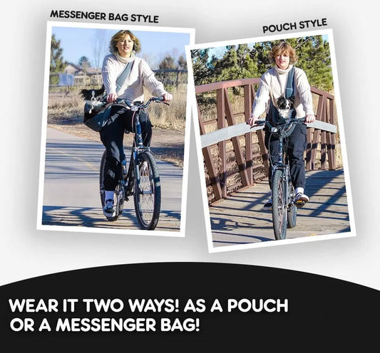Dog Carrier Bag - Dog Sling - Dog Bag - Dog Carrier Sling - Dog Carrier Bag for Travel - Pet Carrier Bag - Shoulder Dog Bag - Cat Travel Bag - Pet Travel Bag - 33 x 23 Cm - Suitable for Less Than 4 Kg - Black - Image 2