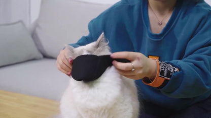 6 Pieces - Breathable Cat Muzzle Size L - Cat Muzzles - Muzzles for Cats and Kittens - Neck Circumference: 18-26 Cm - For Travel, Vet Visits and Bathrooms - Nylon - Eye Mask for Pet Grooming - Cat Muzzle - Breathable - Comfortable - Image 2