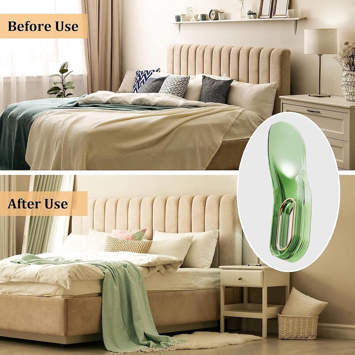 Mattress Lifter - Professional Mattress Lifter - Handy Mattress Riser - Ergonomic Mattress Wedge Lift - Ideal for lifting and holding mattresses - Sheet Changing Tool - Image 5