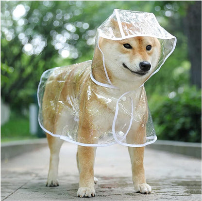 Dog Raincoat - Dog Raincoat - Dog Raincoat with Hood - Waterproof Raincoat - Comprehensive Protection - Bite-Resistant Pet Rain Poncho - For Small to Medium Dogs - Size XL - 1 Piece - Image 5