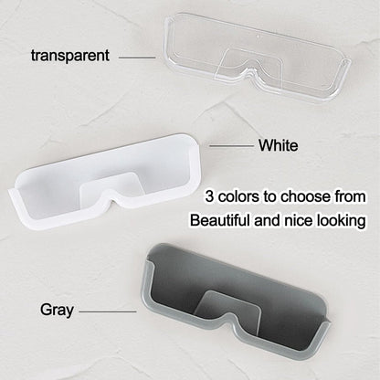 Eyeglass Cases - 3 Pieces - Eyeglass Storage - Storage Organizer - Eyeglass Storage System - Eyeglass Stand - Eyeglass Rack - Holder for Eyeglasses - Wall Mounted Eyeglass Holder - Sunglasses Display - Wall Mount for Hanging Eyeglasses - Self-Adhesive - Image 5