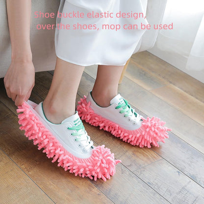 Shoe Covers - 5 Pairs - Mop Shoe - Shoe Cover - Shoe Protectors - Cleaning Shoes - Mop Shoes - Mop Slippers - Easy Cleaning - Mopping - Cleaning - Mop Set - Reusable - For Home, Office, Bathroom, Kitchen - Image 5