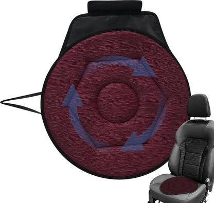 Swivel Cushion - ø 40 Cm - Flexible Swivel Cushion - Flexible Swivel Disc - Swivel Cushion - Wheelchair Cushion - Anti-slip - Car Entry Aid - Rotation Cushion - Pregnant Woman / Elderly - Aid for Turning and Moving in Car, Chair or Bed