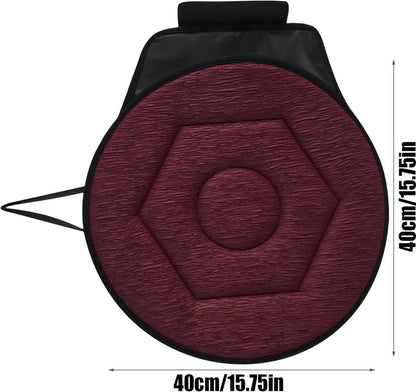 Swivel Cushion - ø 40 Cm - Flexible Swivel Cushion - Flexible Swivel Disc - Swivel Cushion - Wheelchair Cushion - Anti-slip - Car Entry Aid - Rotation Cushion - Pregnant Woman / Elderly - Aid for Turning and Moving in Car, Chair or Bed - Image 5