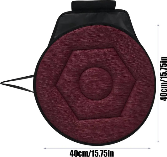 Swivel Cushion - ø 40 Cm - Flexible Swivel Cushion - Flexible Swivel Disc - Swivel Cushion - Wheelchair Cushion - Anti-slip - Car Entry Aid - Rotation Cushion - Pregnant Woman / Elderly - Aid for Turning and Moving in Car, Chair or Bed - Image 5