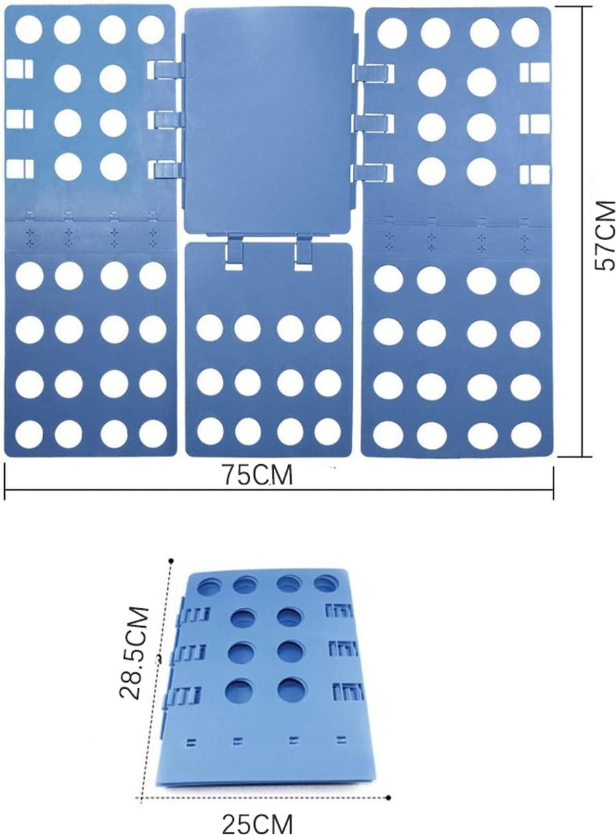 Clothes Folding Board - Laundry Folding Board - Folding Board - Folding Aid - Clothes Folder - Folding Aid - Shirt Organizer - Folding Board Folder - Flipfold - Folding Board for Shirts, Shirts, and Sweaters - Fold All Your Clothes Quickly and Easily - Bl - Image 5