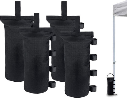 Weights for Pavilion - Waterproof Sandbags for Tent - 4 Pieces - Stand Protection Set - Weight Bag - Sandbags - Thickened Sandbag - Sandbags for Tent - Weight Bags - Party Tent - Weighted Base - ø15cm - Awning/Tent - Windproof - Thick
